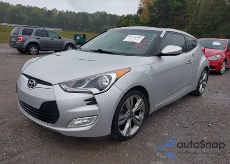 2013 Hyundai Veloster Base W/Black from USA, damaged, VIN KMHTC6AD8DU094583